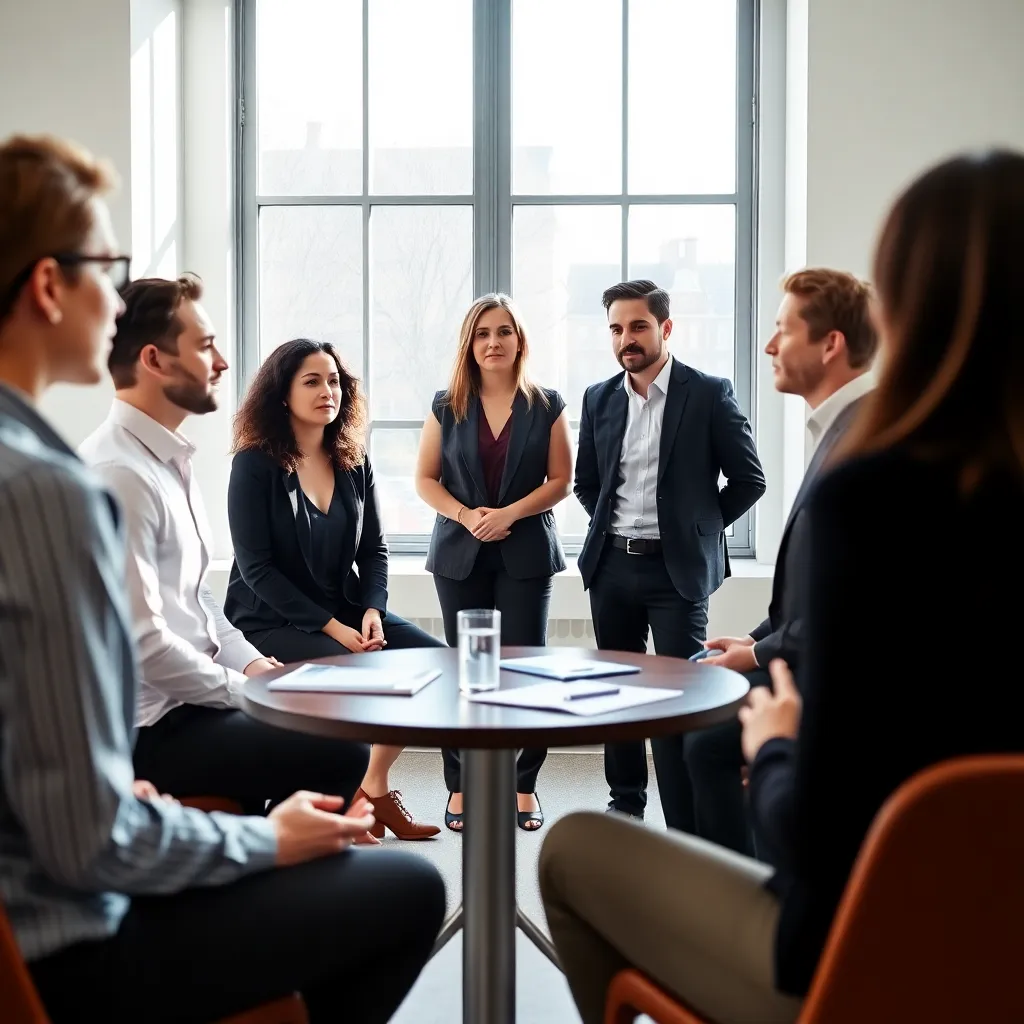 Portret van Martijn de Vries, een senior manager bij een groot Nederlands bedrijf