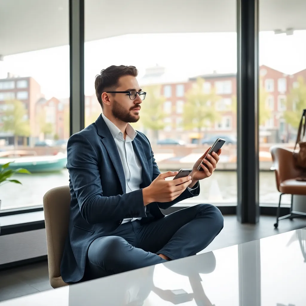 Professionele vrouw die werkt met een productiviteitsplanner