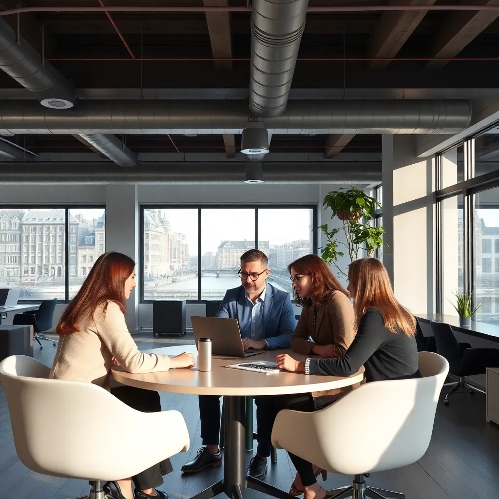 Nederlandse professionals in een open kantoorruimte die samenwerken