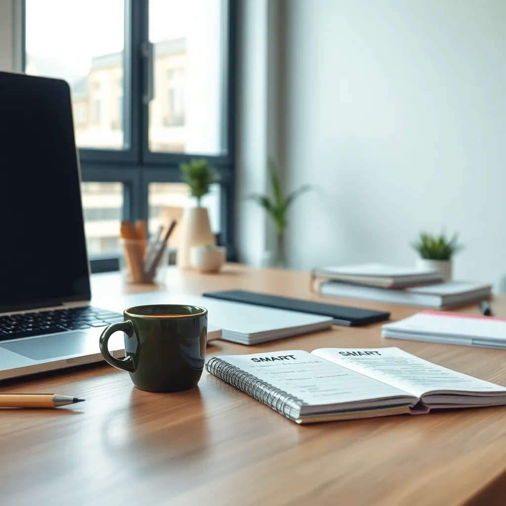 Nederlandse professional die geconcentreerd werkt aan georganiseerd bureau